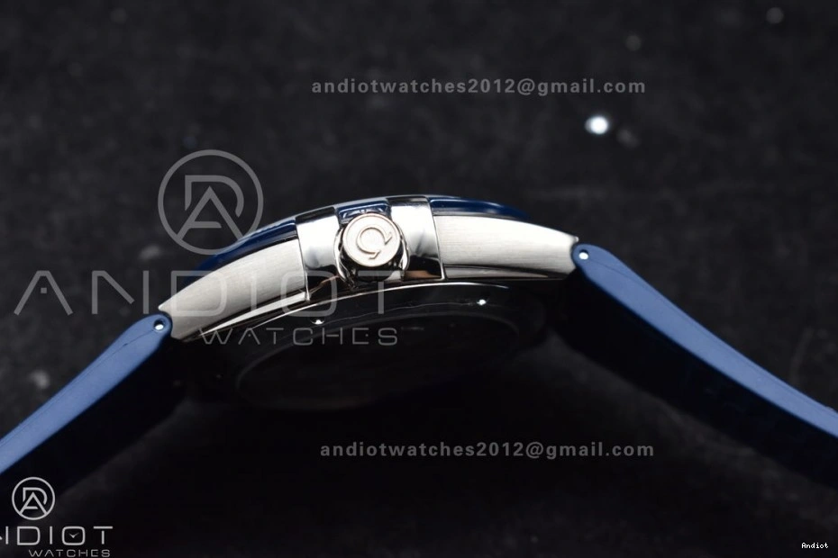 VSF Clone Edition Strap Ceramic Gummy Dial SS Blue Blue A8900 on Blue 1:1 Best Super Constellation 0217